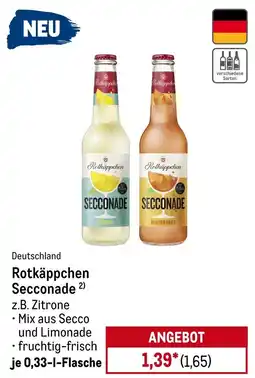 METRO Rotkäppchen Secconade Angebot