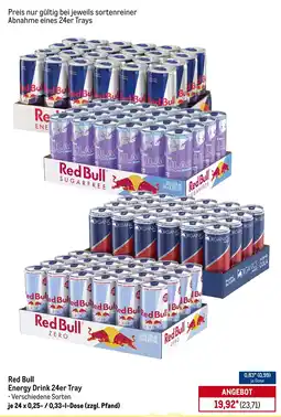METRO Red Bull Energy Drink Angebot