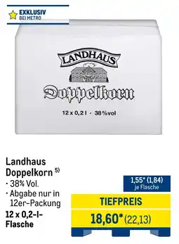 METRO Landhaus Doppelkorn Angebot