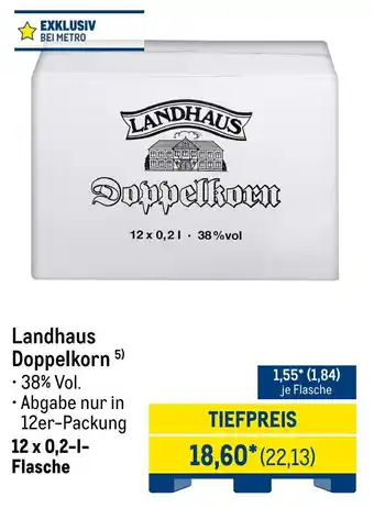 METRO Landhaus Doppelkorn Angebot