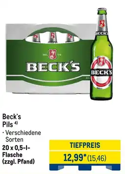 METRO Beck's Pils Angebot