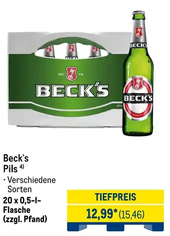 METRO Beck's Pils Angebot