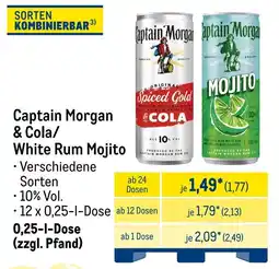 METRO Captain Morgan & Cola/ White Rum Mojito Angebot