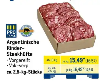 METRO Argentinische Rinder- Steakhüfte Angebot