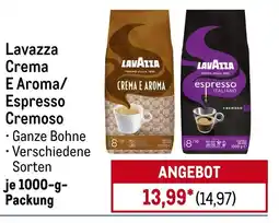 METRO Lavazza Crema E Aroma/ Espresso Cremoso Angebot
