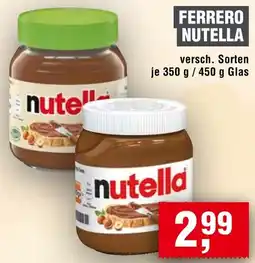 Handelshof Ferrero nutella Angebot