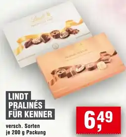 Handelshof Lindt pralinés für kenner Angebot