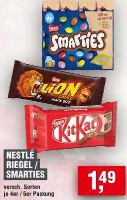 Handelshof Nestlé riegel / smarties Angebot