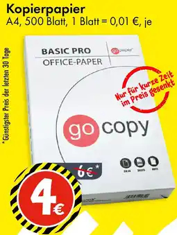 TEDi go copy Kopierpapier Angebot