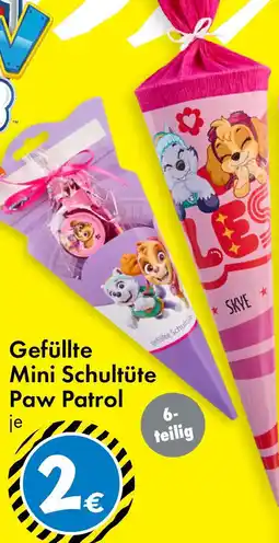 TEDi Gefüllte Mini Schultüte Paw Patrol Angebot