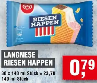 Handelshof Langnese riesen happen Angebot
