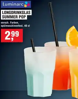 Handelshof Luminarc longdrinkglas summer pop Angebot