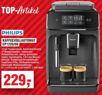 Handelshof Philips kaffeevollautomat EP1220/00 Angebot