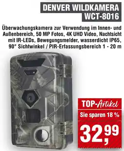 Handelshof Denver Wildkamera WCT-8016 Angebot