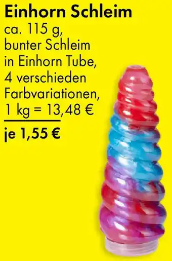 TEDi Einhorn Schleim Angebot