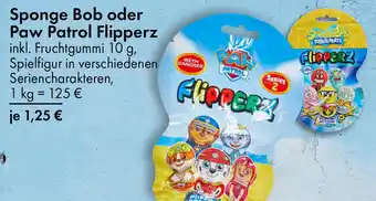 TEDi Sponge Bob oder Paw Patrol Flipperz Angebot