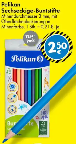TEDi Pelikan Sechseckige-Buntstifte Angebot