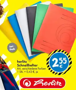 TEDi herlitz Schnellhefter Angebot