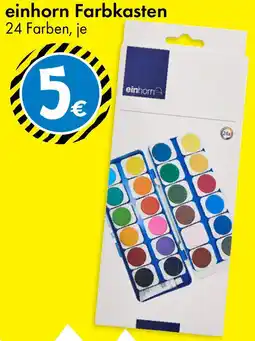 TEDi einhorn Farbkasten Angebot