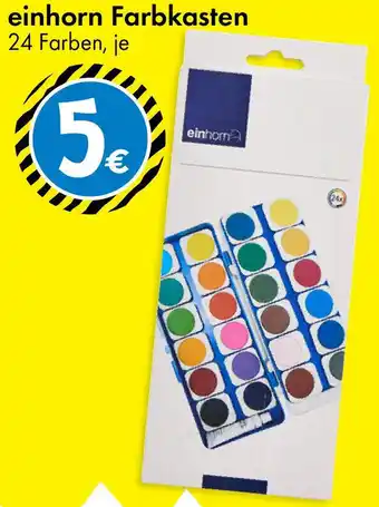 TEDi einhorn Farbkasten Angebot