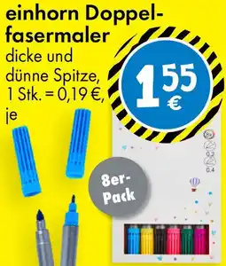TEDi einhorn Doppelfasermaler Angebot