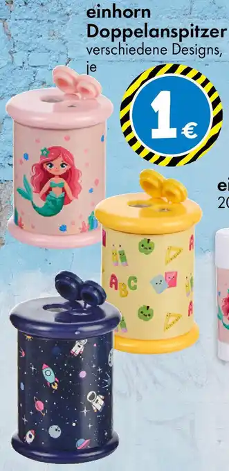 TEDi einhorn Doppelanspitzer Angebot