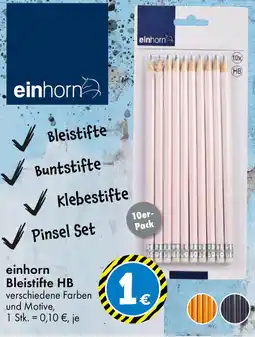 TEDi einhorn Bleistifte HB Angebot