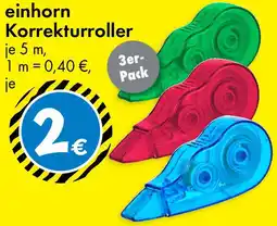 TEDi einhorn Korrekturroller Angebot
