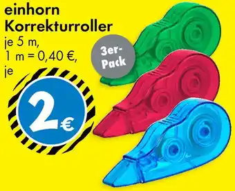 TEDi einhorn Korrekturroller Angebot