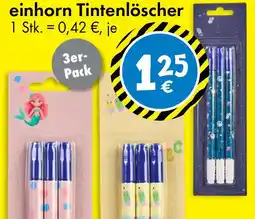 TEDi einhorn Tintenlöscher Angebot