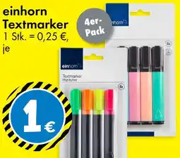 TEDi einhorn Textmarker Angebot