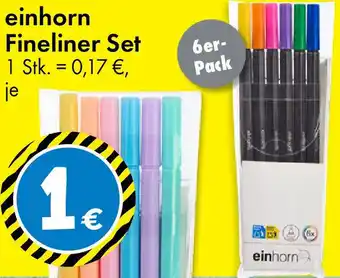 TEDi einhorn Fineliner Set Angebot