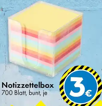 TEDi Notizzettelbox Angebot
