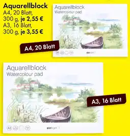 TEDi Aquarellblock Angebot