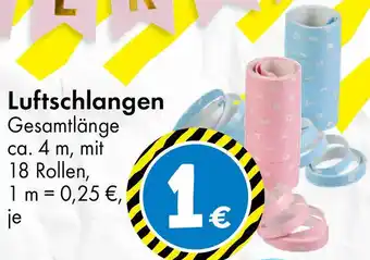 TEDi Luftschlangen Angebot