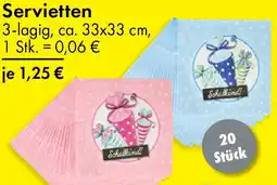 TEDi Servietten Angebot