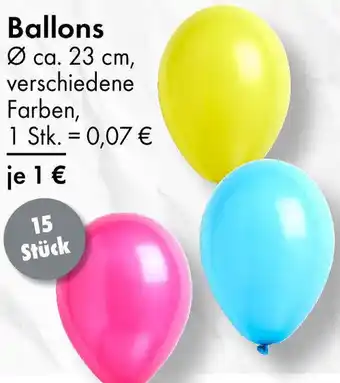 TEDi Ballons Angebot