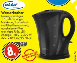 TEDi elta Wasserkocher Angebot