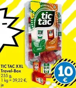 TEDi TIC TAC XXL Travel-Box Angebot