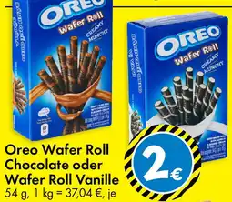TEDi Oreo Wafer Roll Chocolate oder Wafer Roll Vanille Angebot