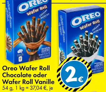 TEDi Oreo Wafer Roll Chocolate oder Wafer Roll Vanille Angebot