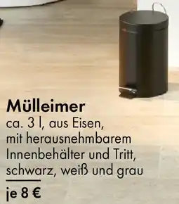 TEDi Mülleimer Angebot