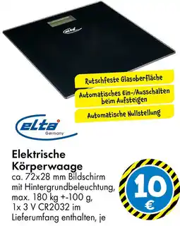 TEDi elta Elektrische Körperwaage Angebot