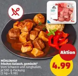 PENNY MÜHLENHOF Frisches Gulasch, gemischt Angebot
