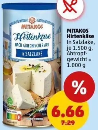 PENNY MITAKOS Hirtenkäse Angebot