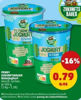 PENNY PENNY ZUKUNFTSBAUER Naturjoghurt Angebot