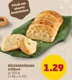 PENNY BÄCKERKRÖNUNG Grillbrot Angebot