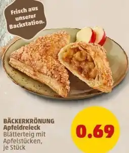 PENNY BÄCKERKRÖNUNG Apfeldreieck Angebot