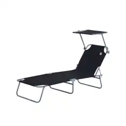 Netto Marken-Discount Outsunny Sonnenliege Metall, Polyester Angebot