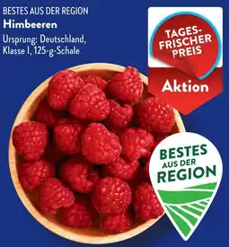 Aldi Süd BESTES AUS DER REGION Himbeeren Angebot